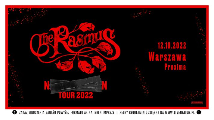 Bilety kolekcjonerskie - The Rasmus