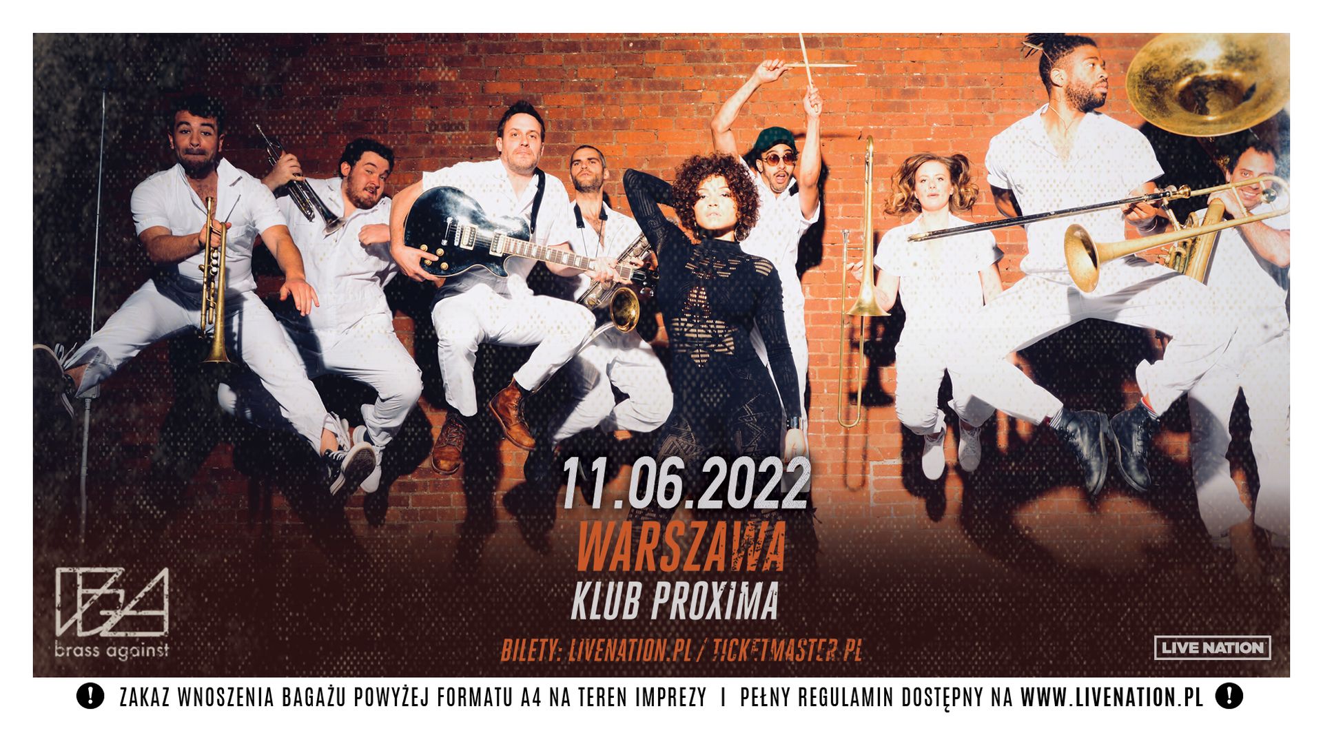 Bilety kolekcjonerskie - Brass Against