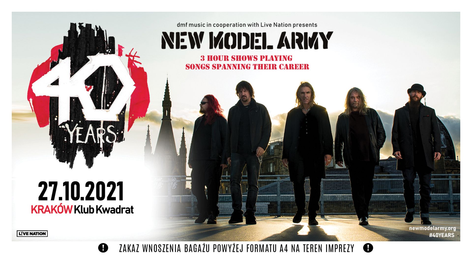 Bilety kolekcjonerskie - New Model Army