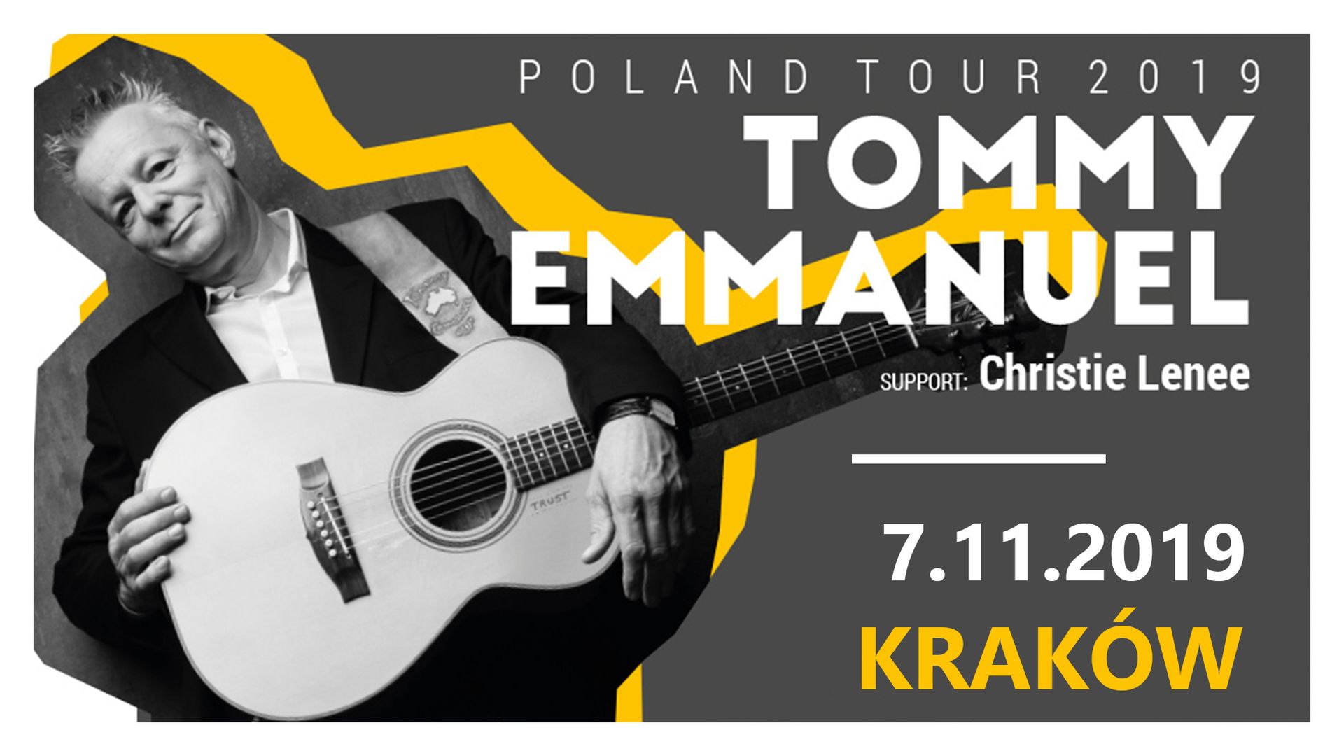Bilety kolekcjonerskie - Tommy Emmanuel