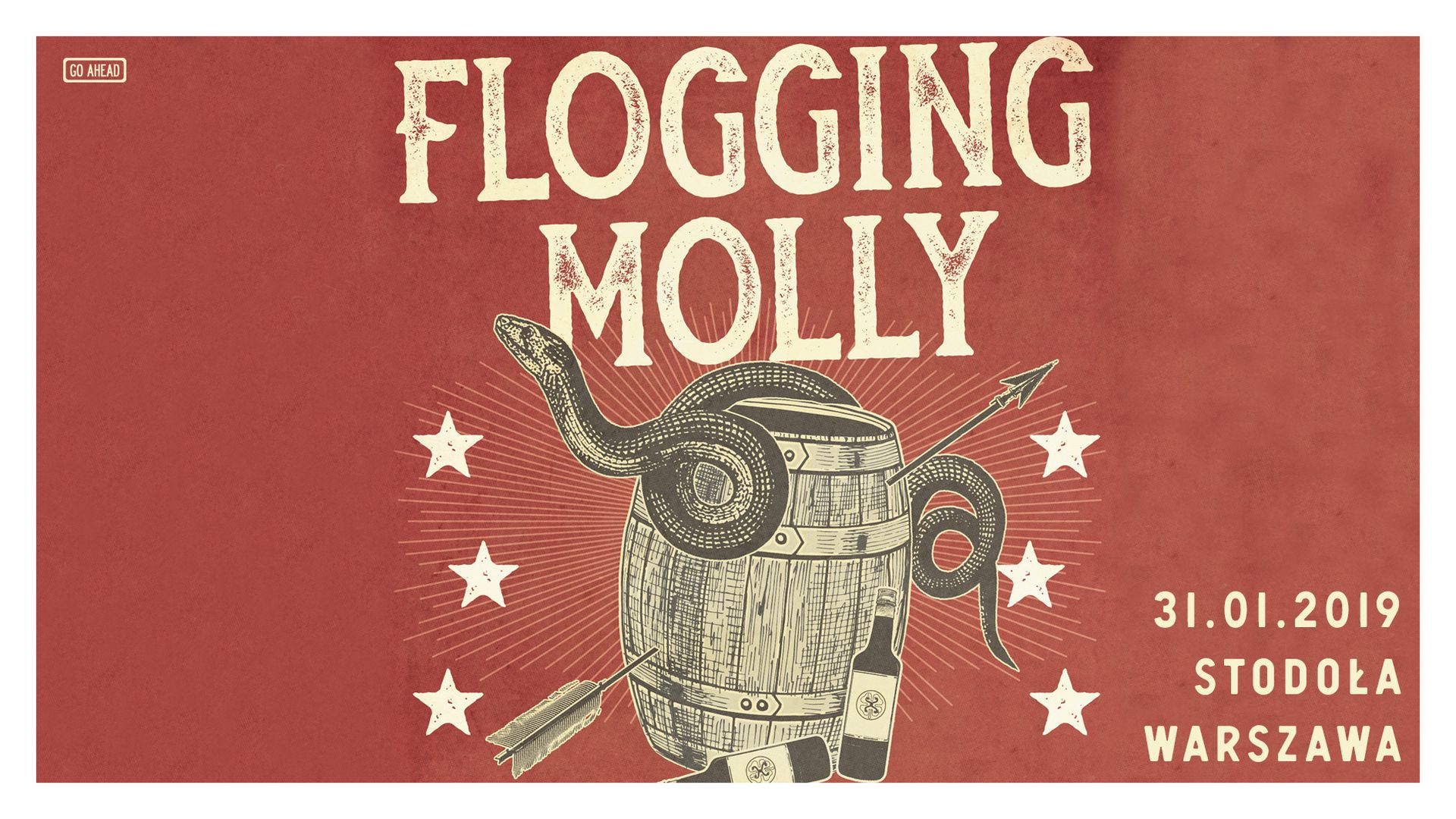 Bilety kolekcjonerskie - Flogging Molly