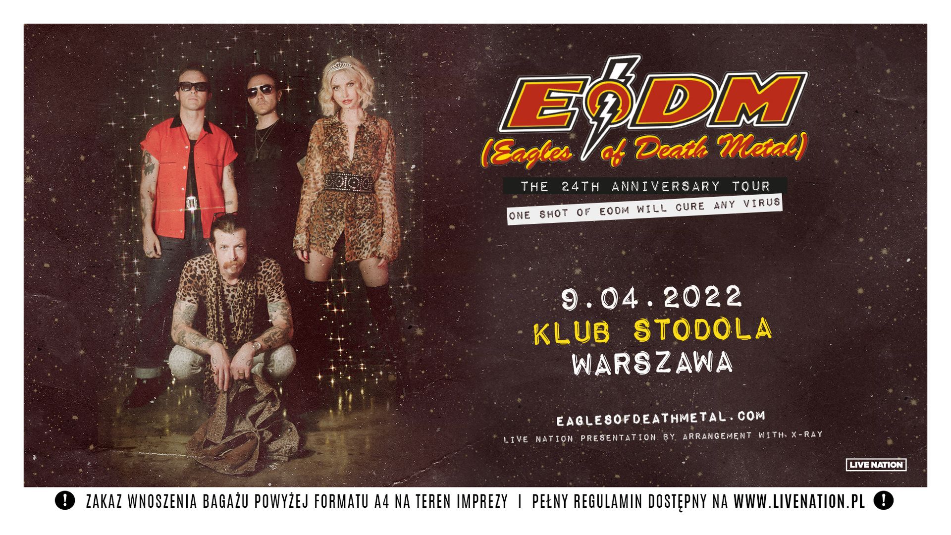 Bilety kolekcjonerskie - Eagles Of Death Metal
