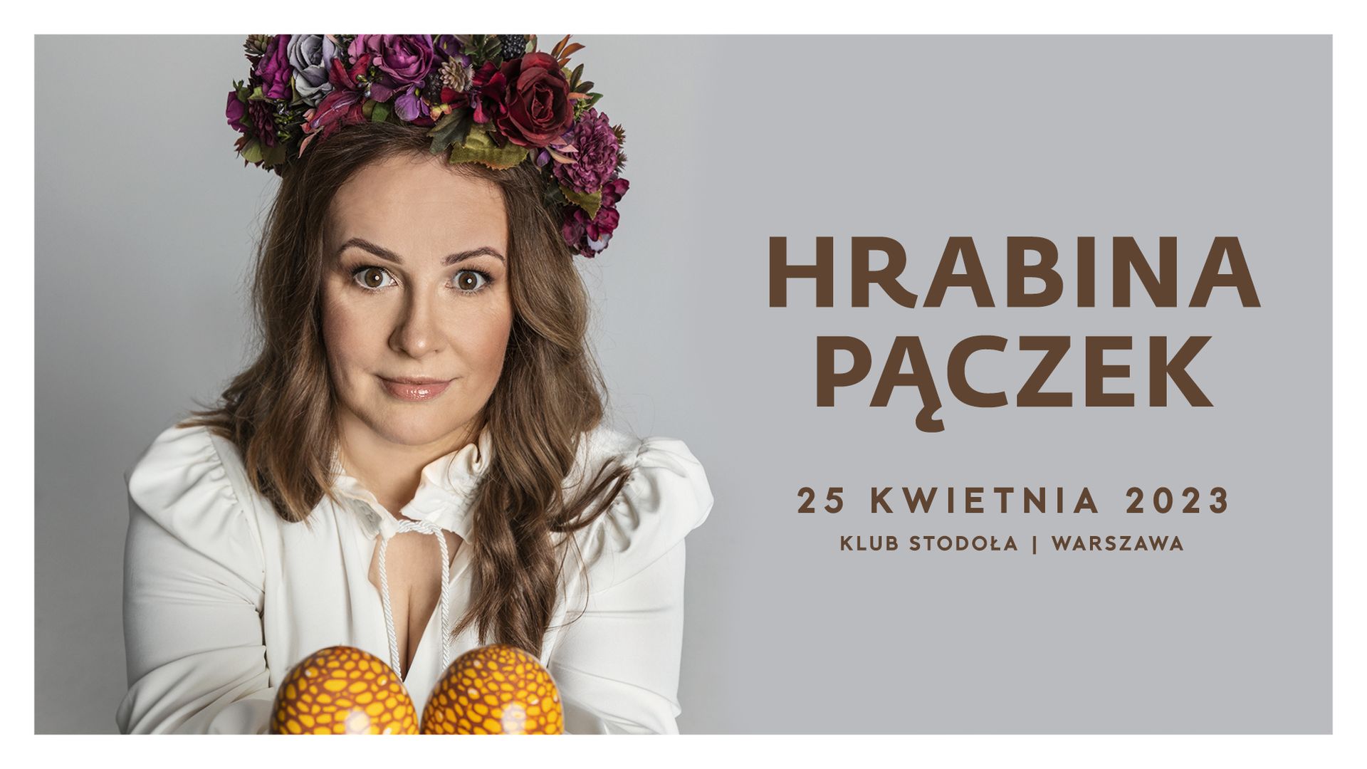 Bilety kolekcjonerskie - Hrabina Pączek – muzyczny stand-up Joanny Kołaczkowskiej