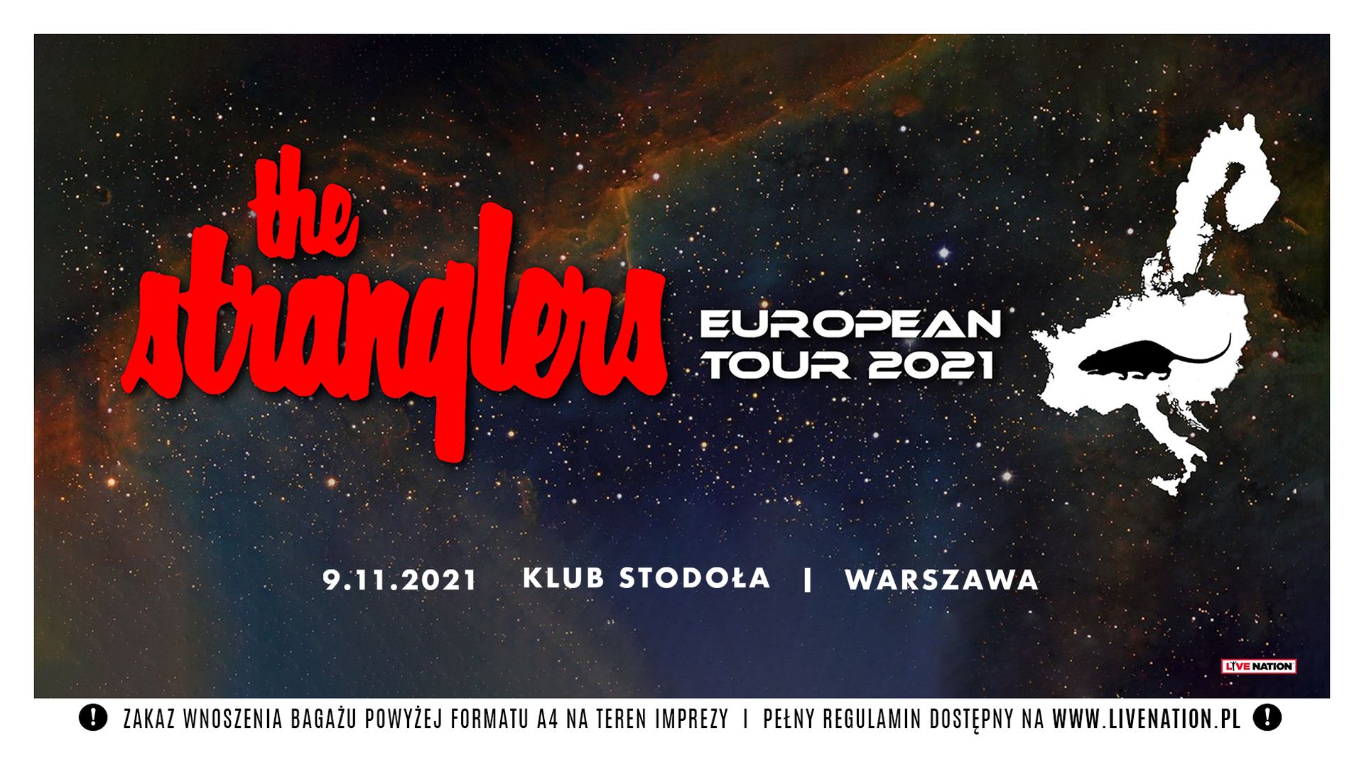Bilety kolekcjonerskie - The Stranglers