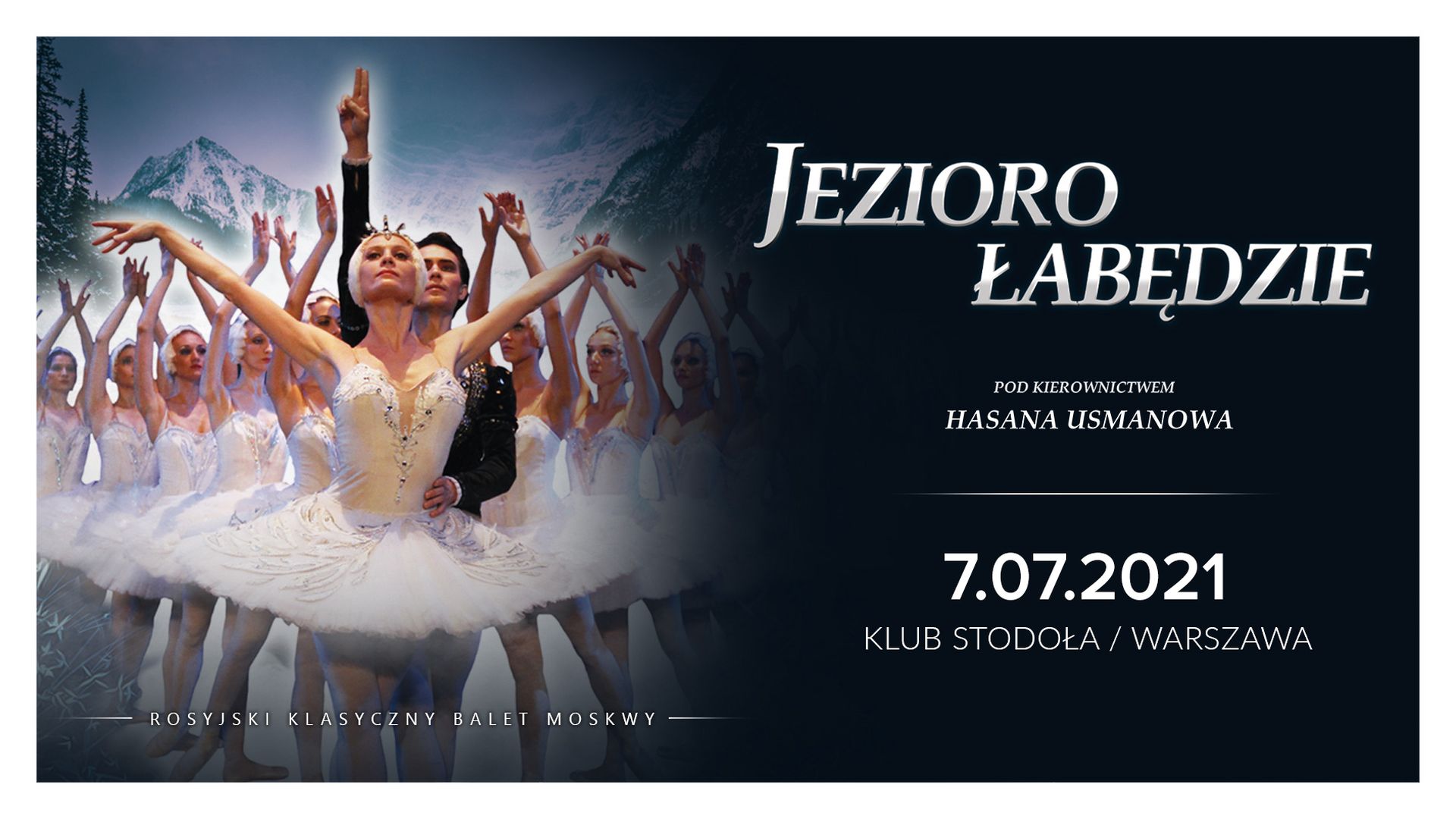 Bilety kolekcjonerskie - Jezioro Łabędzie - Rosyjski Klasyczny Balet Moskwy