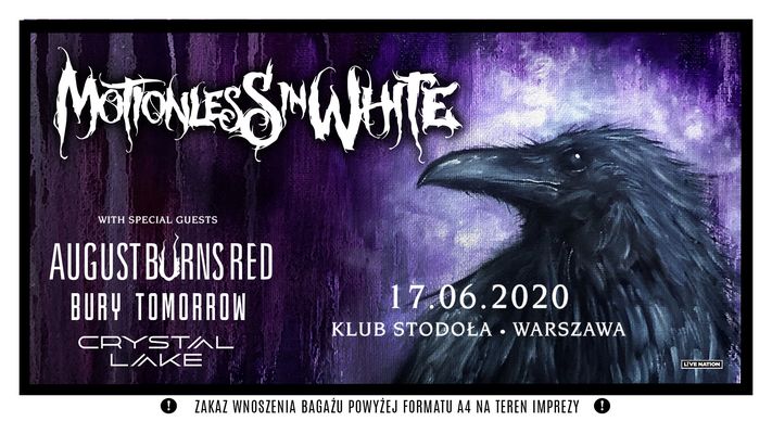 Bilety kolekcjonerskie - Motionless in White