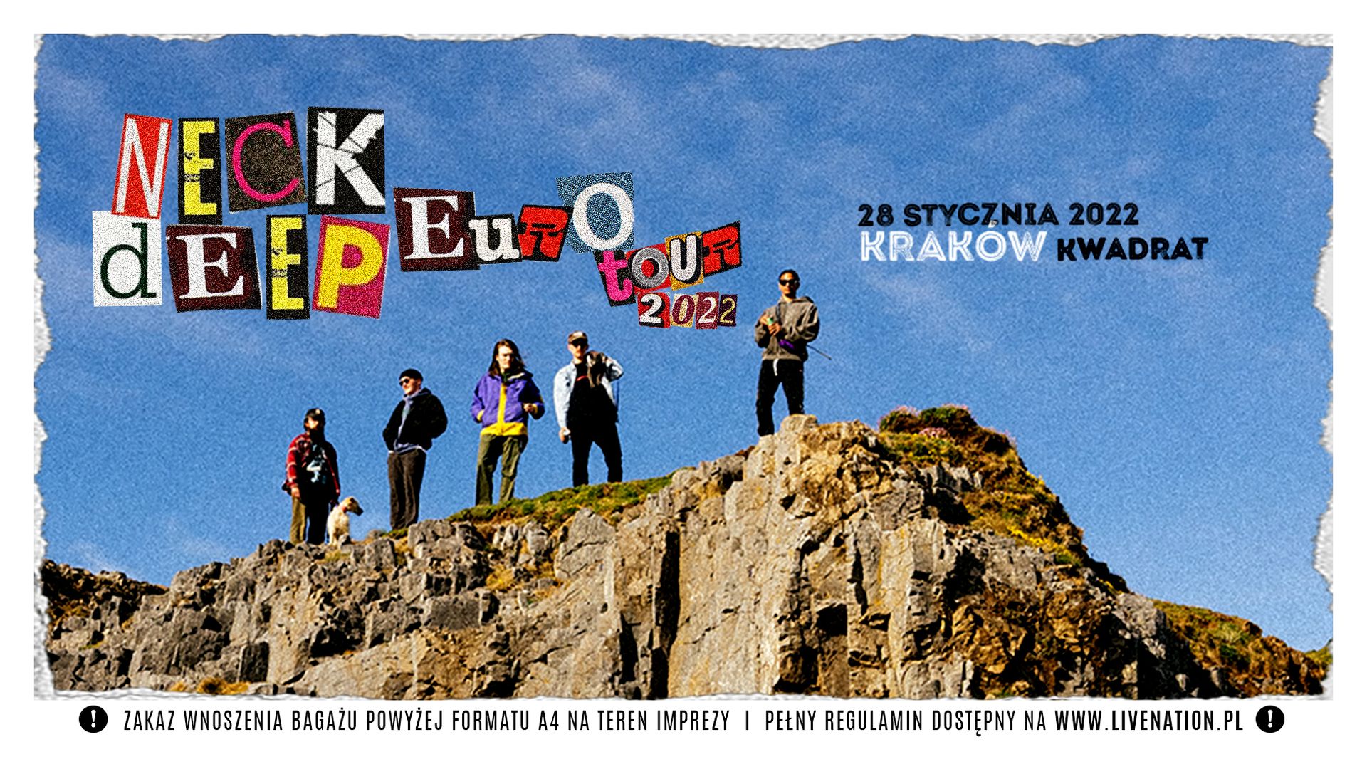 Bilety kolekcjonerskie - Neck Deep