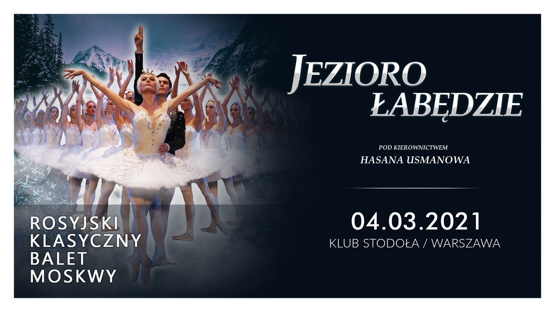 Bilety kolekcjonerskie - Jezioro Łabędzie - Rosyjski Klasyczny Balet Moskwy