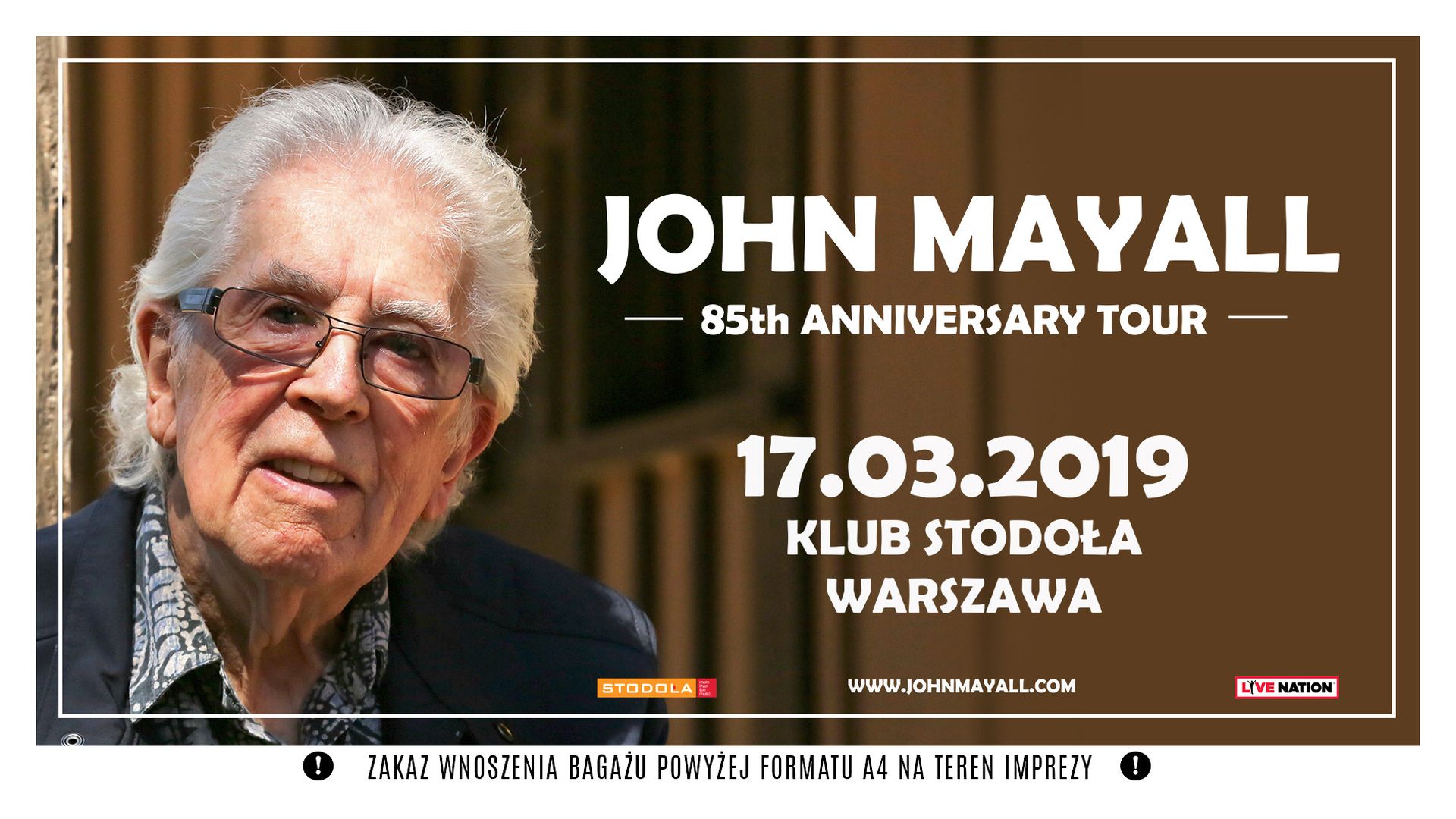 Bilety kolekcjonerskie - John Mayall