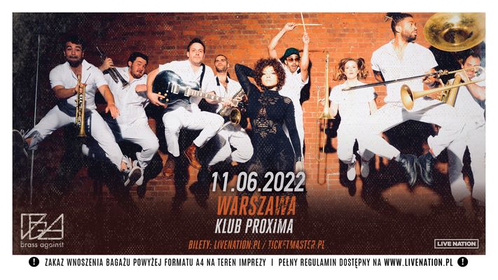 Bilety kolekcjonerskie - Brass Against