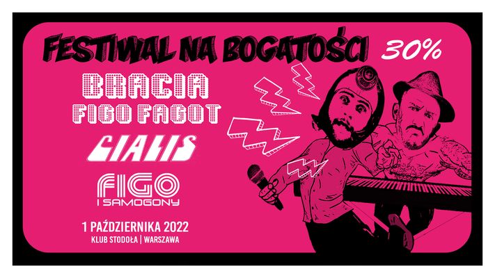 Bilety kolekcjonerskie - Bracia Figo Fagot + Cjalis + Figo i Samogony