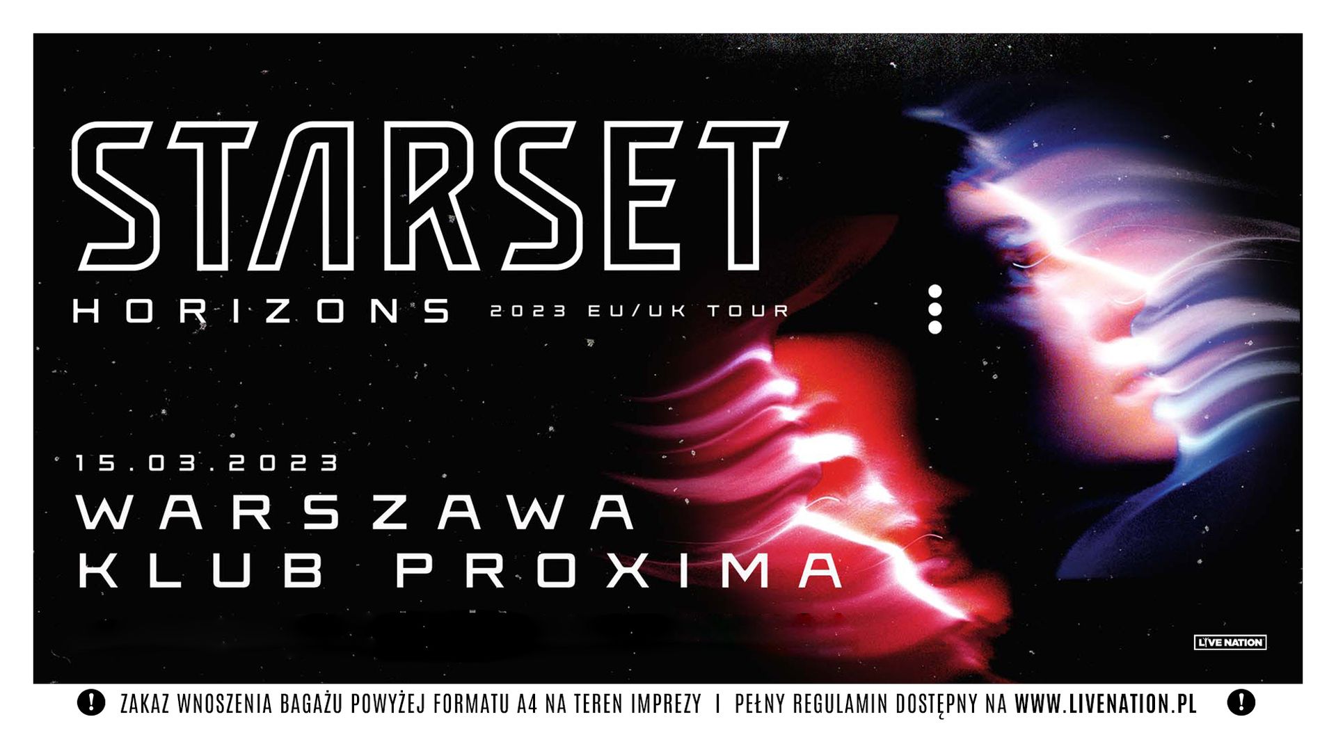 Bilety kolekcjonerskie - Starset