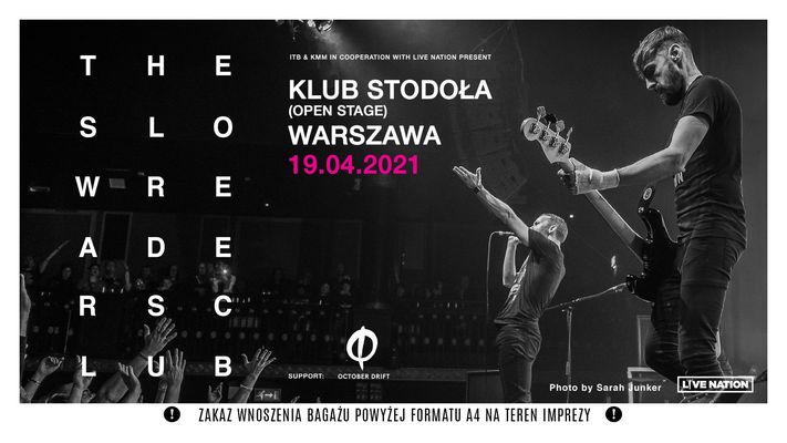 Bilety kolekcjonerskie - The Slow Readers Club