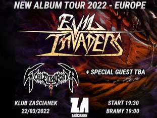Bilety na wydarzenie Evil Invaders, Schizophrenia “New Album Tour 2022” Evil Invaders, Schizophrenia “New Album Tour 2022” - bilety