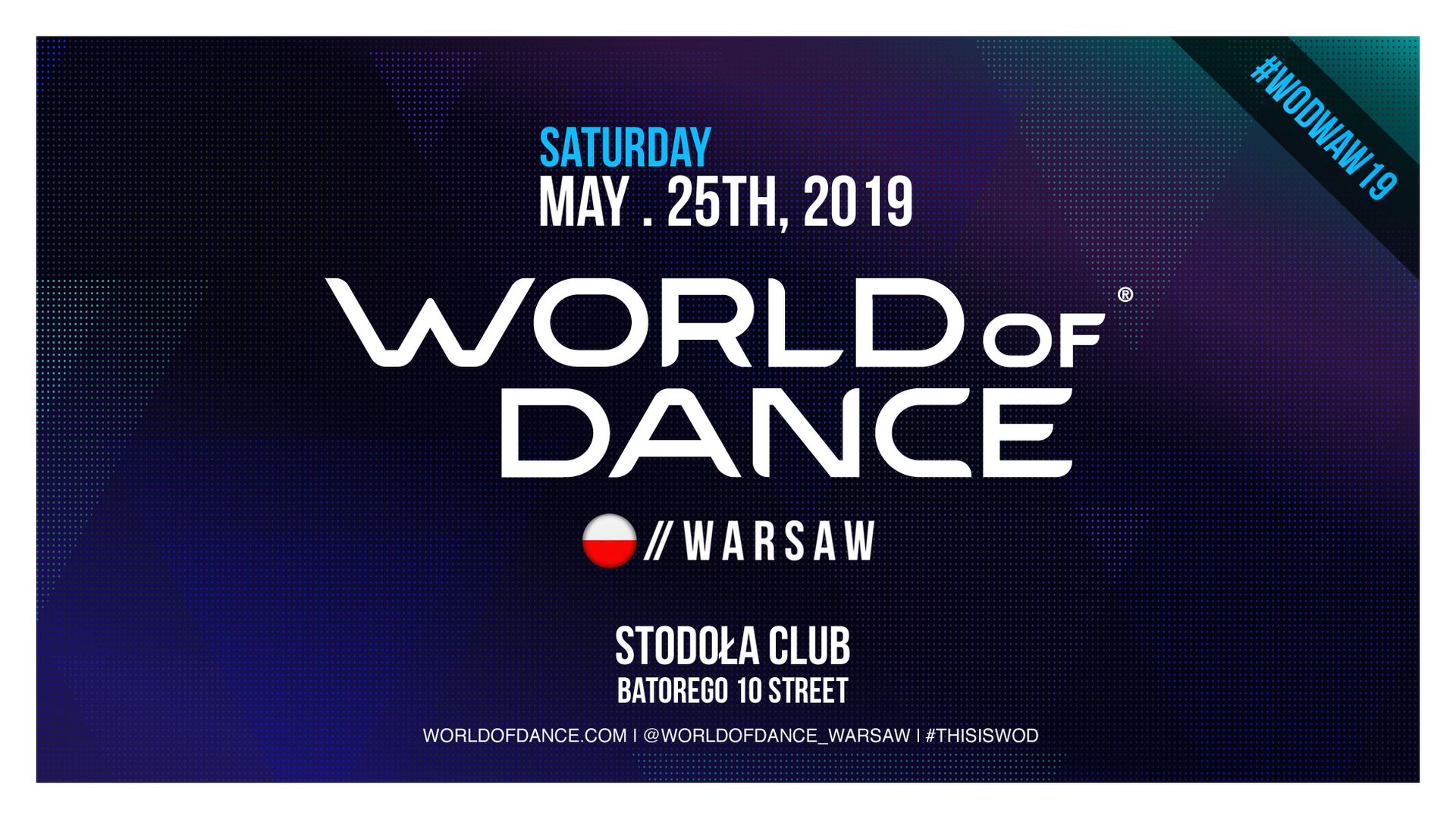 Bilety kolekcjonerskie - World of Dance Warsaw Qualifier 2019