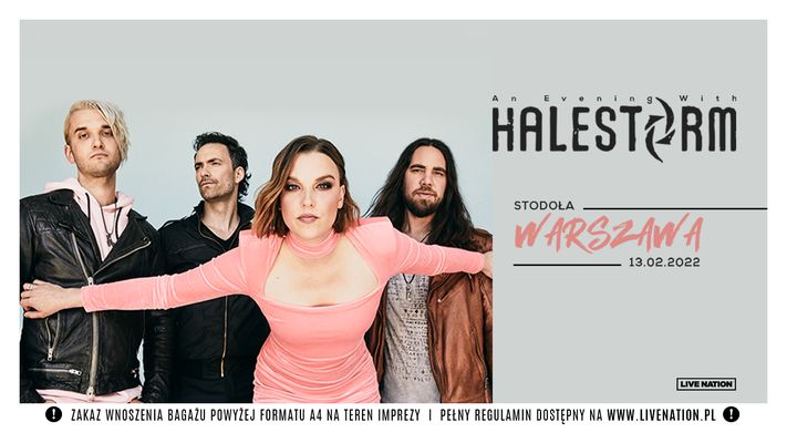 Bilety kolekcjonerskie - An Evening With Halestorm
