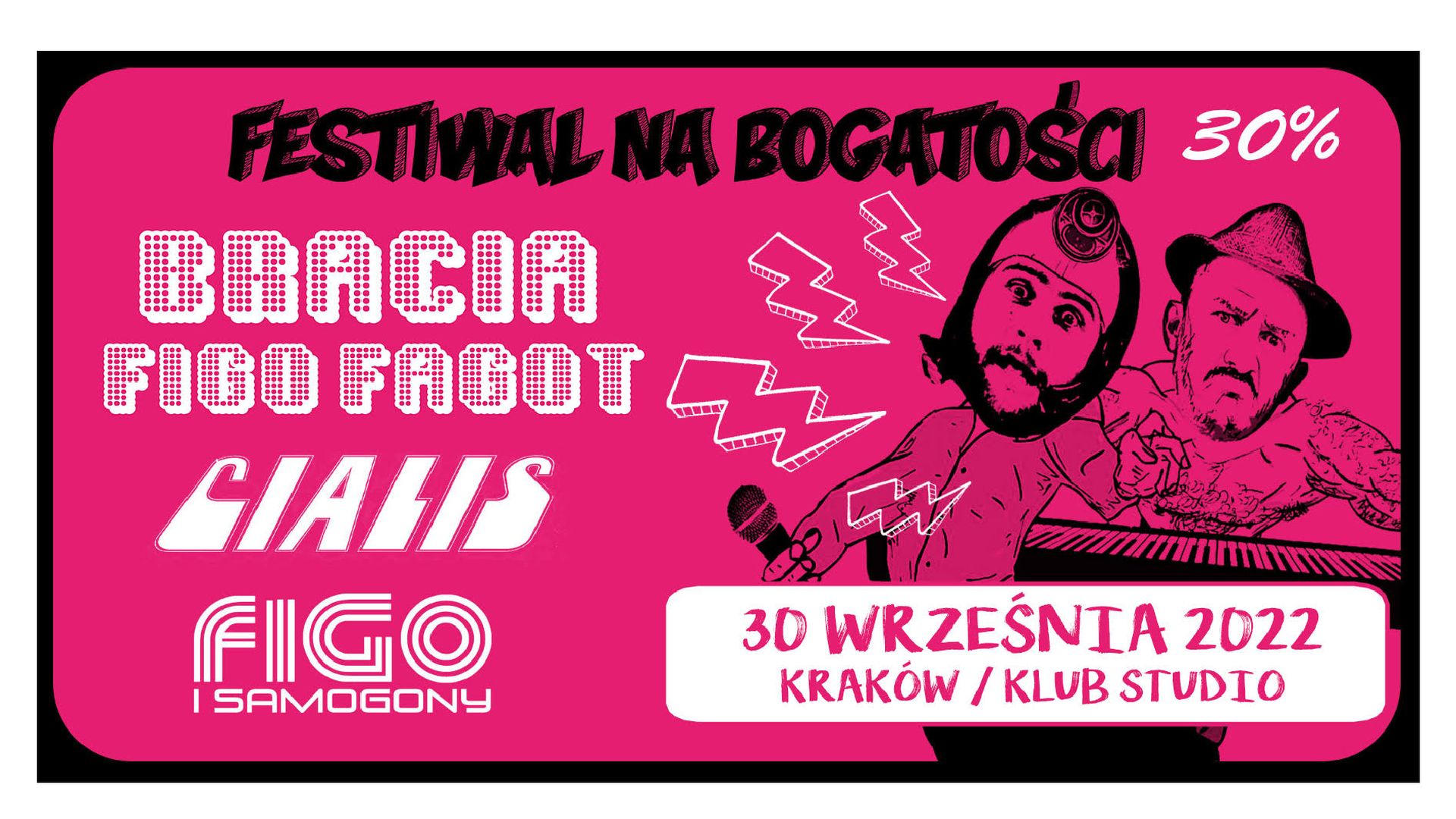 Bilety kolekcjonerskie - Bracia Figo Fagot & Cjalis & FIGO i Samogony
