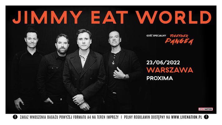 Bilety kolekcjonerskie - Jimmy Eat World