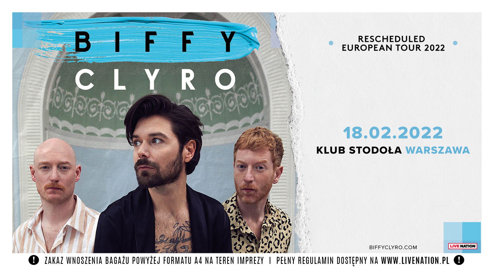 Bilety kolekcjonerskie - Biffy Clyro