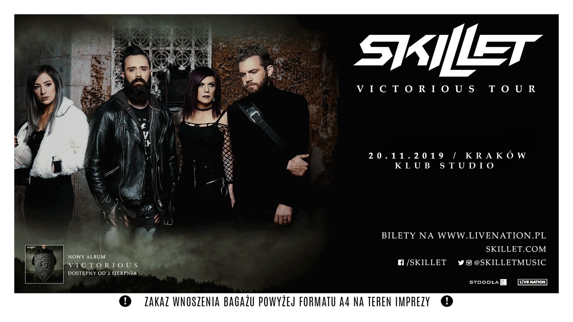 Bilety kolekcjonerskie - Skillet