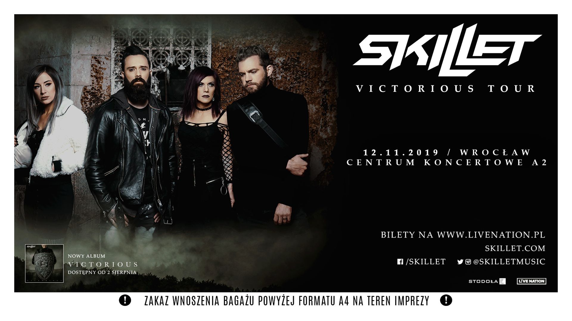 Bilety kolekcjonerskie - Skillet