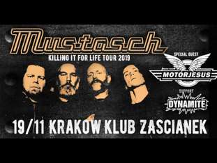 Bilety na wydarzenie Mustasch “Killing It for Life Tour” + Motorjesus + Dynamite Mustasch “Killing It for Life Tour” + Motorjesus + Dynamite - bilety