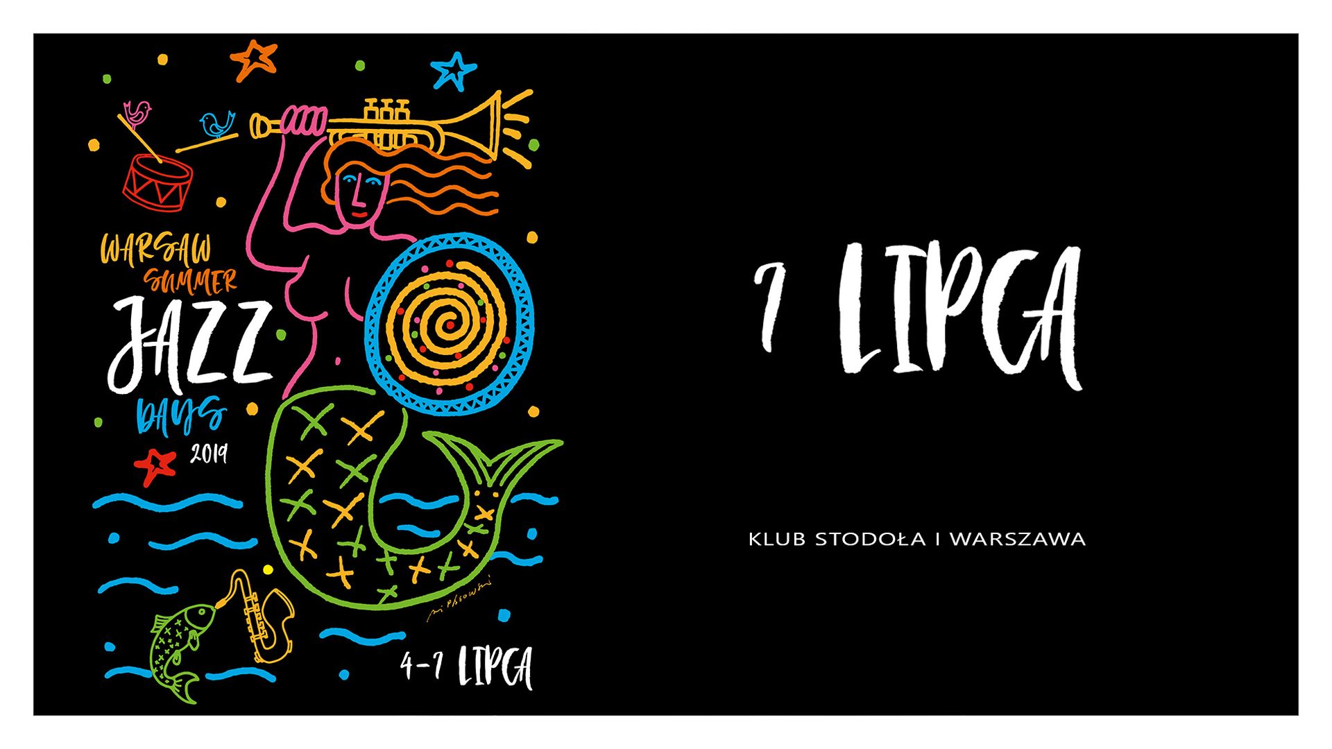 Bilety kolekcjonerskie - Warsaw Summer Jazz Days 2019 - dzień 4