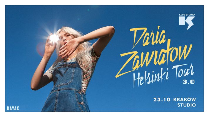 Bilety kolekcjonerskie - Daria Zawiałow - Helsinki Tour 3.0