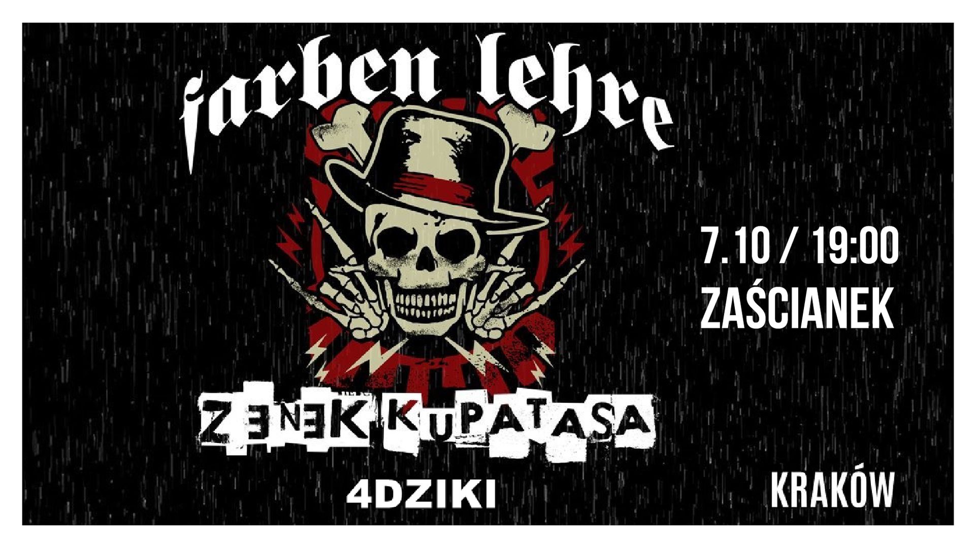 Bilety kolekcjonerskie - 35-lecie Farben Lehre + Zenek + 4dziki