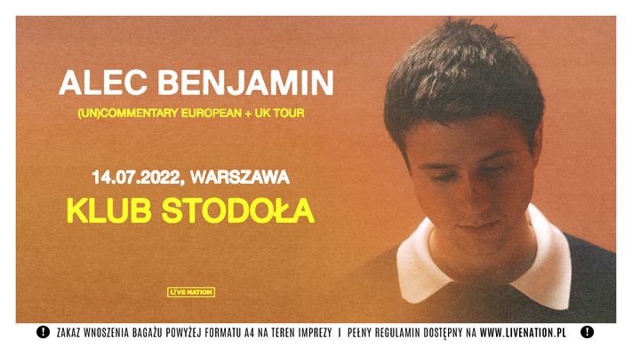 Bilety kolekcjonerskie - Alec Benjamin