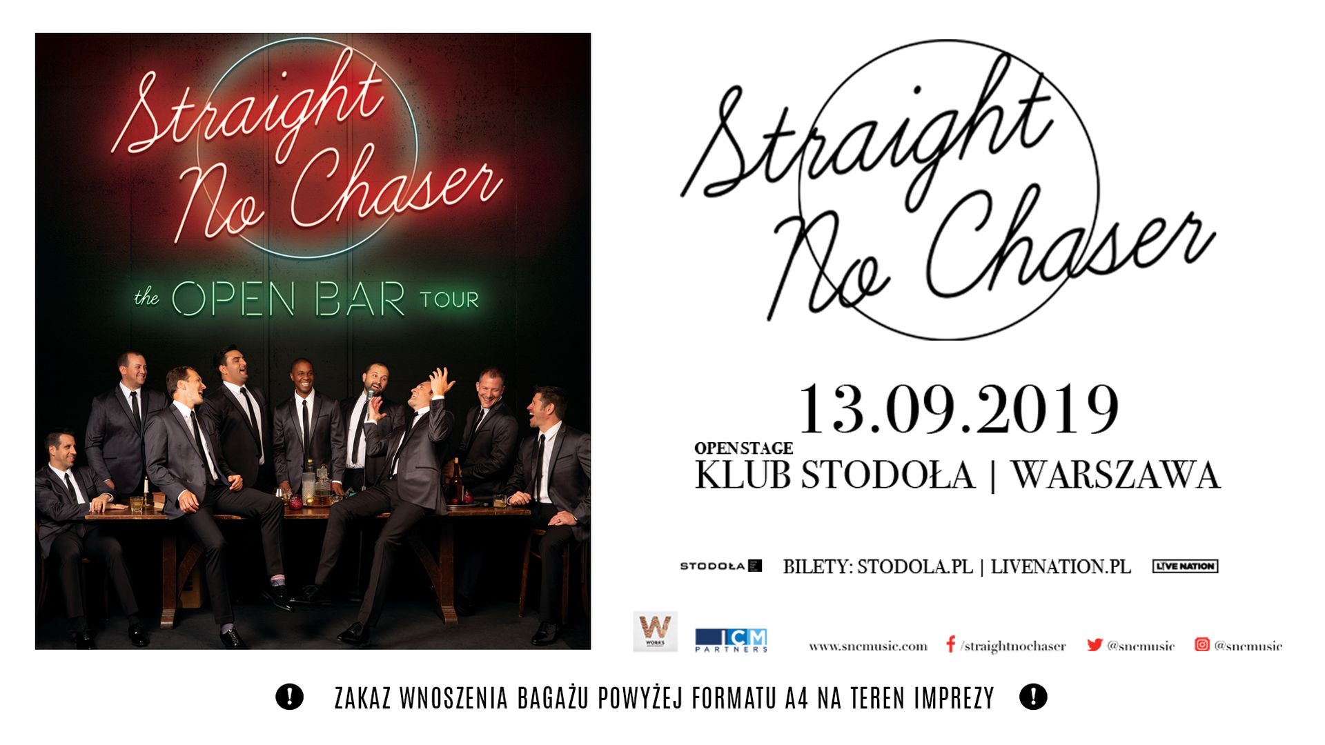 Bilety kolekcjonerskie - Straight No Chaser