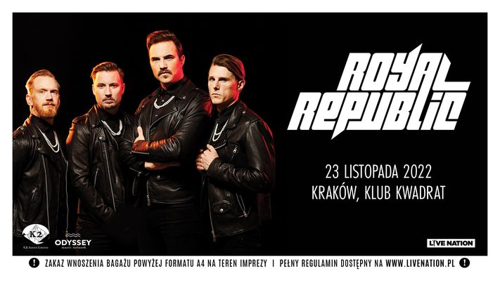 Bilety kolekcjonerskie - Royal Republic