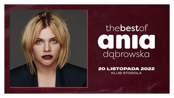 Bilety kolekcjonerskie - Ania Dąbrowska - The Best Of