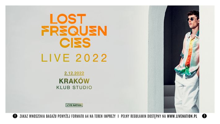 Bilety kolekcjonerskie - Lost Frequencies