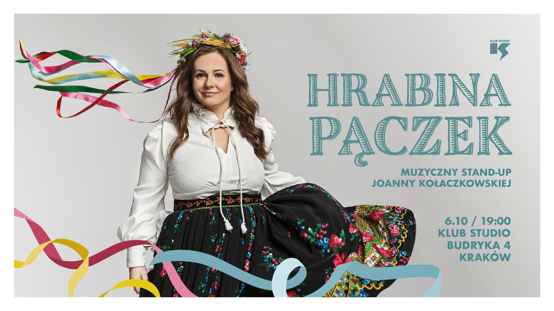 Bilety kolekcjonerskie - HRABINA PĄCZEK / muzyczny stand-up Joanny Kołaczkowskiej