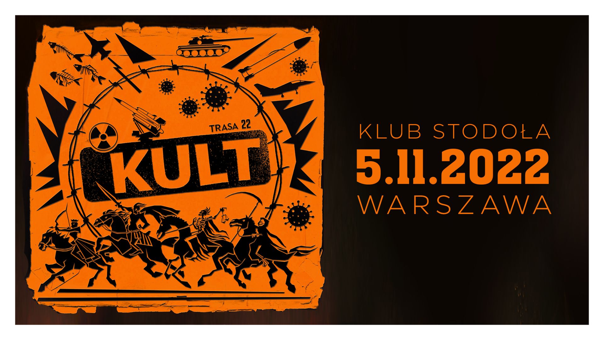 Bilety kolekcjonerskie - Kult - Trasa Pomarańczowa 2022