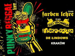 Bilety na wydarzenie Punky Reggae Live: Farben Lehre + Sexbomba + Zenek Punky Reggae Live: Farben Lehre + Sexbomba + Zenek - bilety