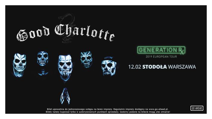 Bilety kolekcjonerskie - Good Charlotte