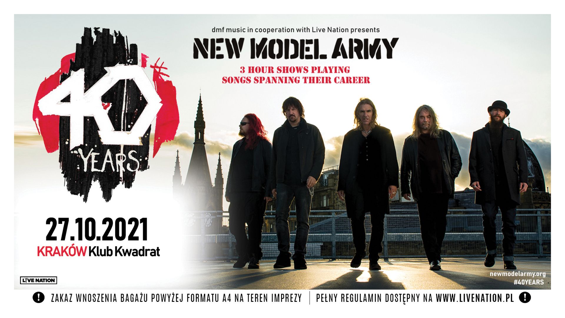 Bilety kolekcjonerskie - New Model Army