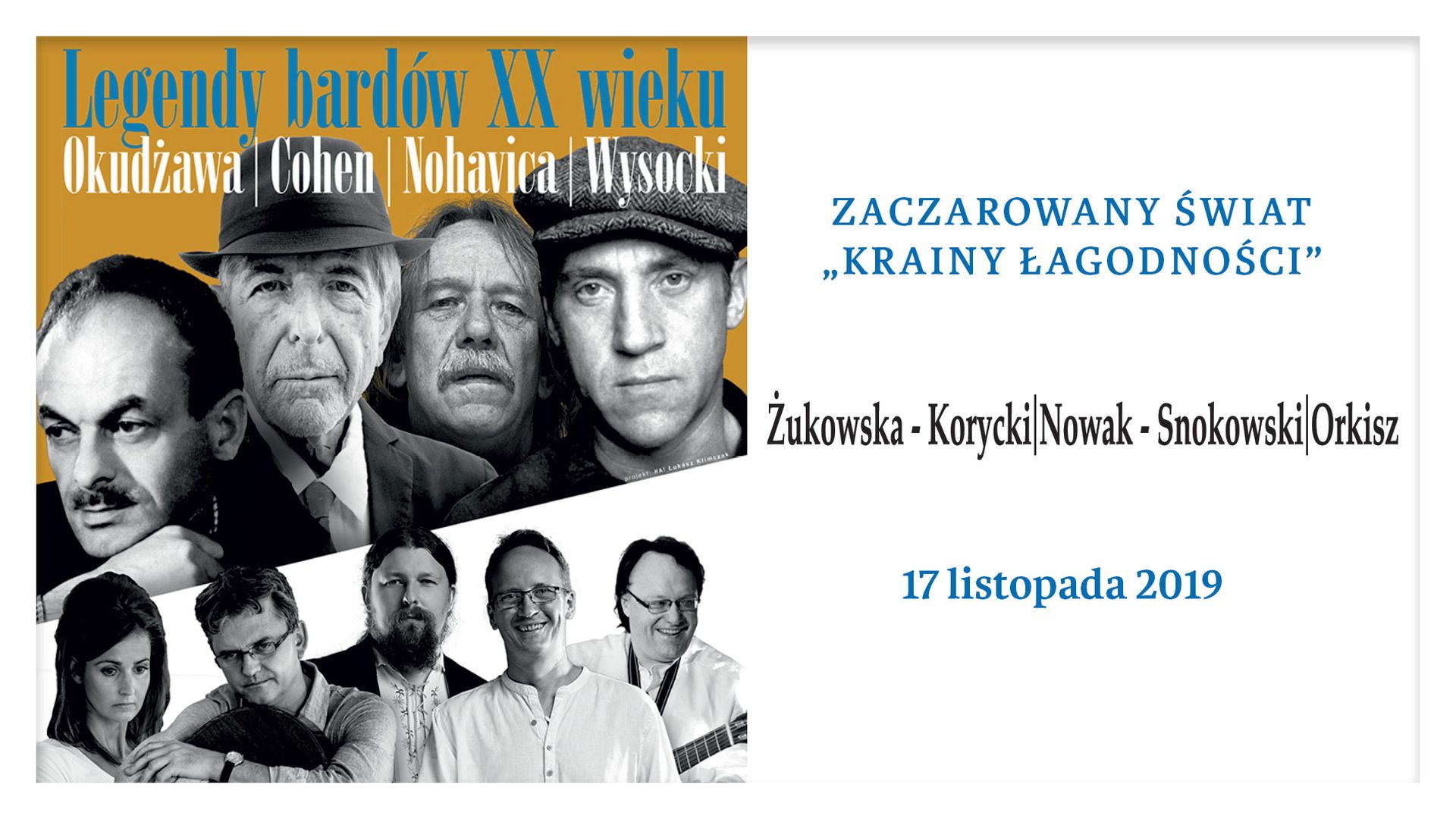Bilety kolekcjonerskie - Legendy bardów XX wieku - koncert przeniesiony