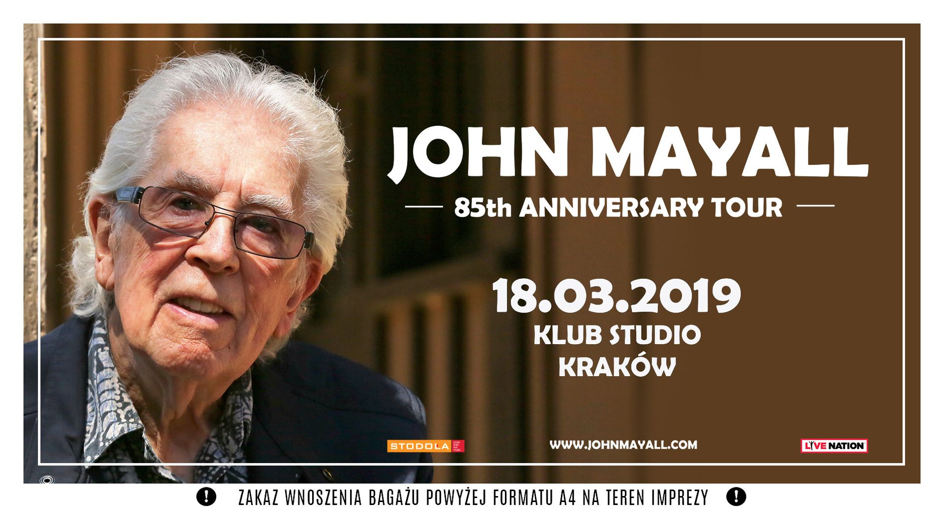 Bilety kolekcjonerskie - John Mayall