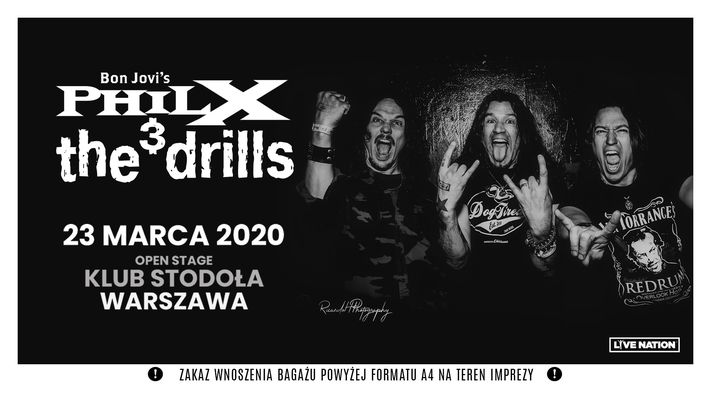 Bilety kolekcjonerskie - Phil X & The Drills