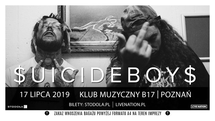 Bilety kolekcjonerskie - $uicideboy$
