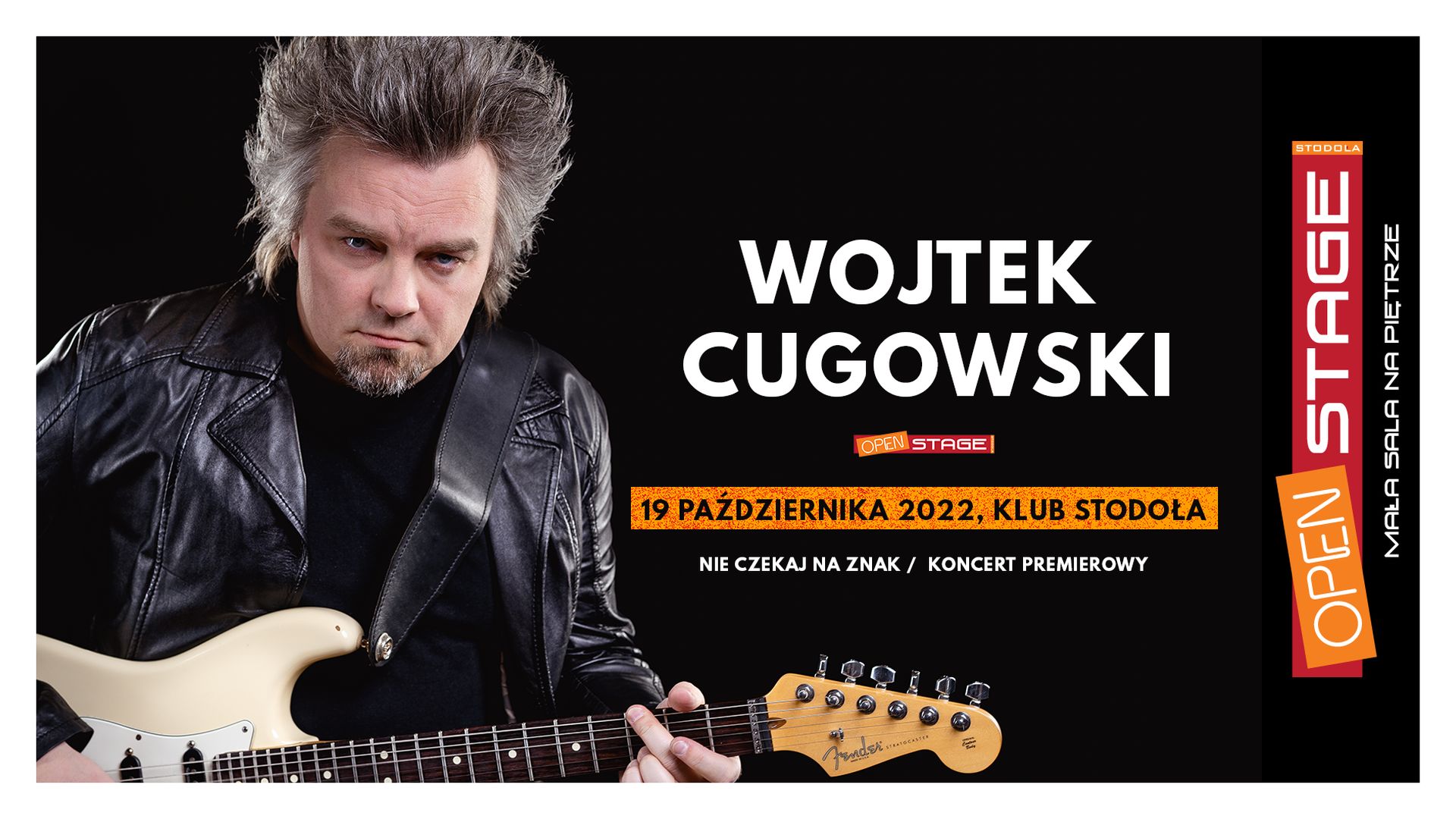 Bilety kolekcjonerskie - Wojtek Cugowski - “NIE CZEKAJ NA ZNAK” - KONCERT PREMIEROWY