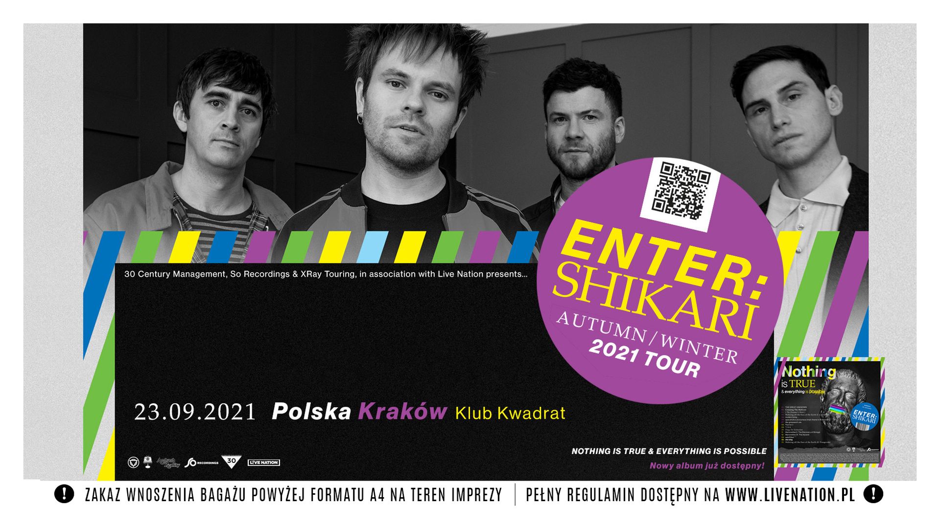 Bilety kolekcjonerskie - Enter Shikari