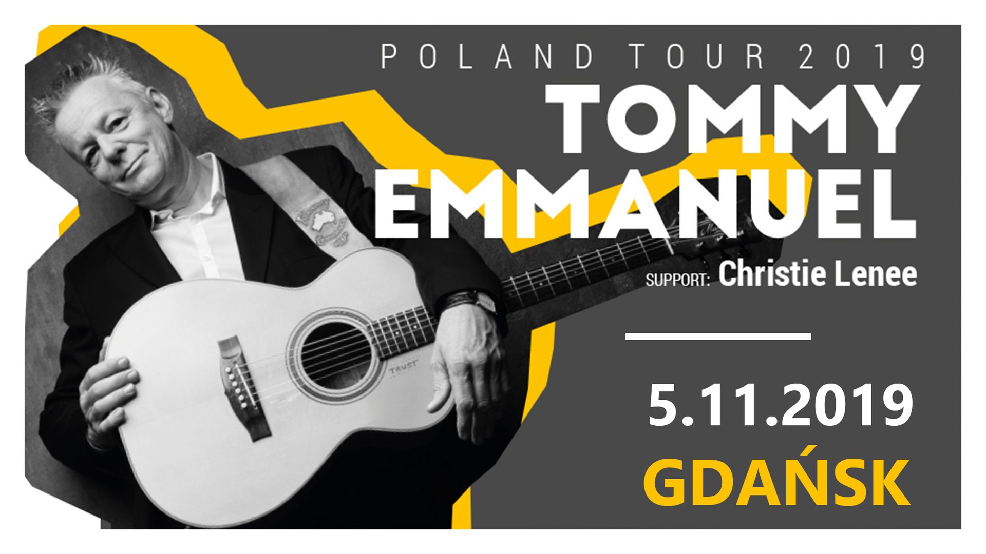 Bilety kolekcjonerskie - Tommy Emmanuel