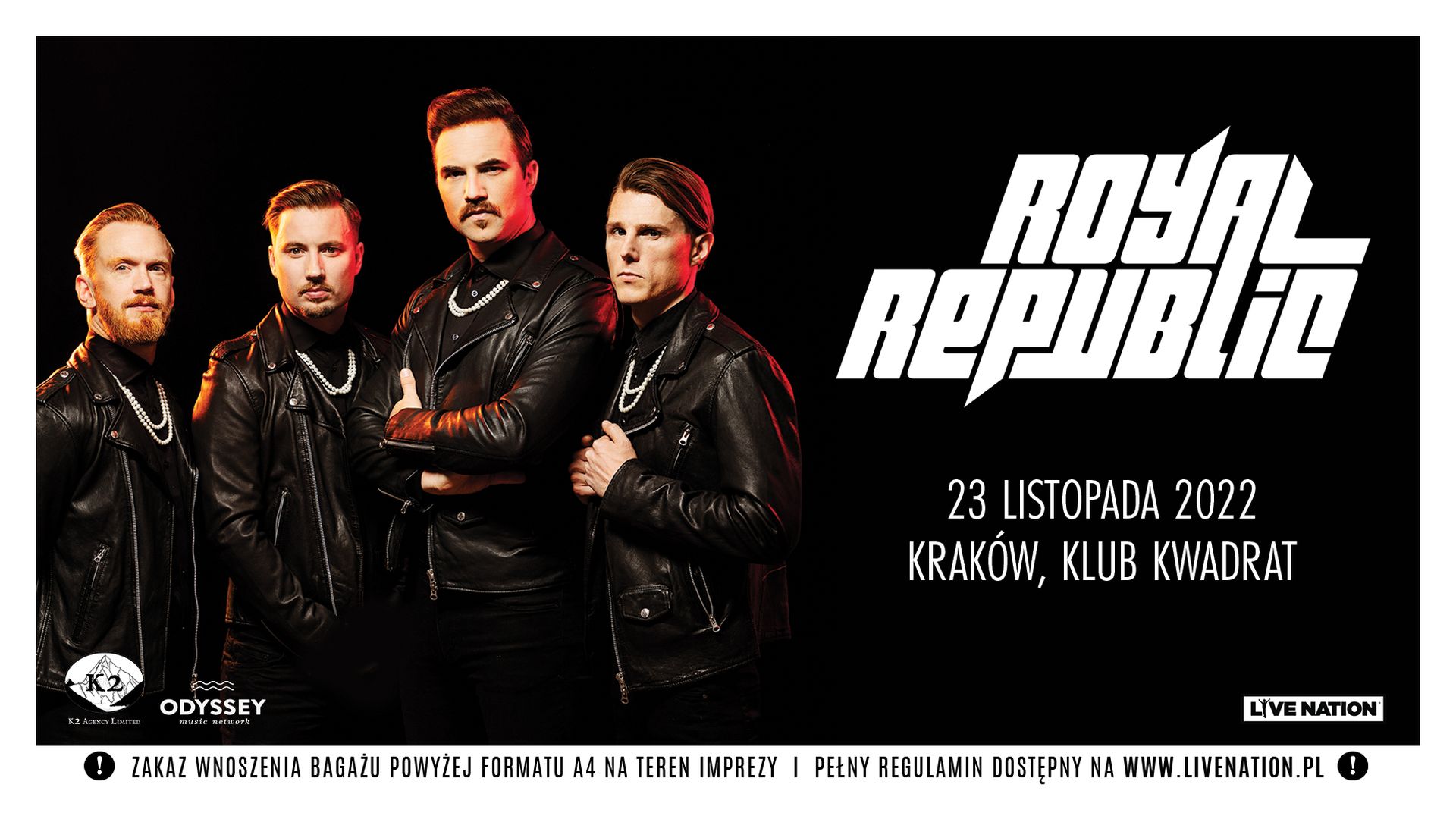 Bilety kolekcjonerskie - Royal Republic