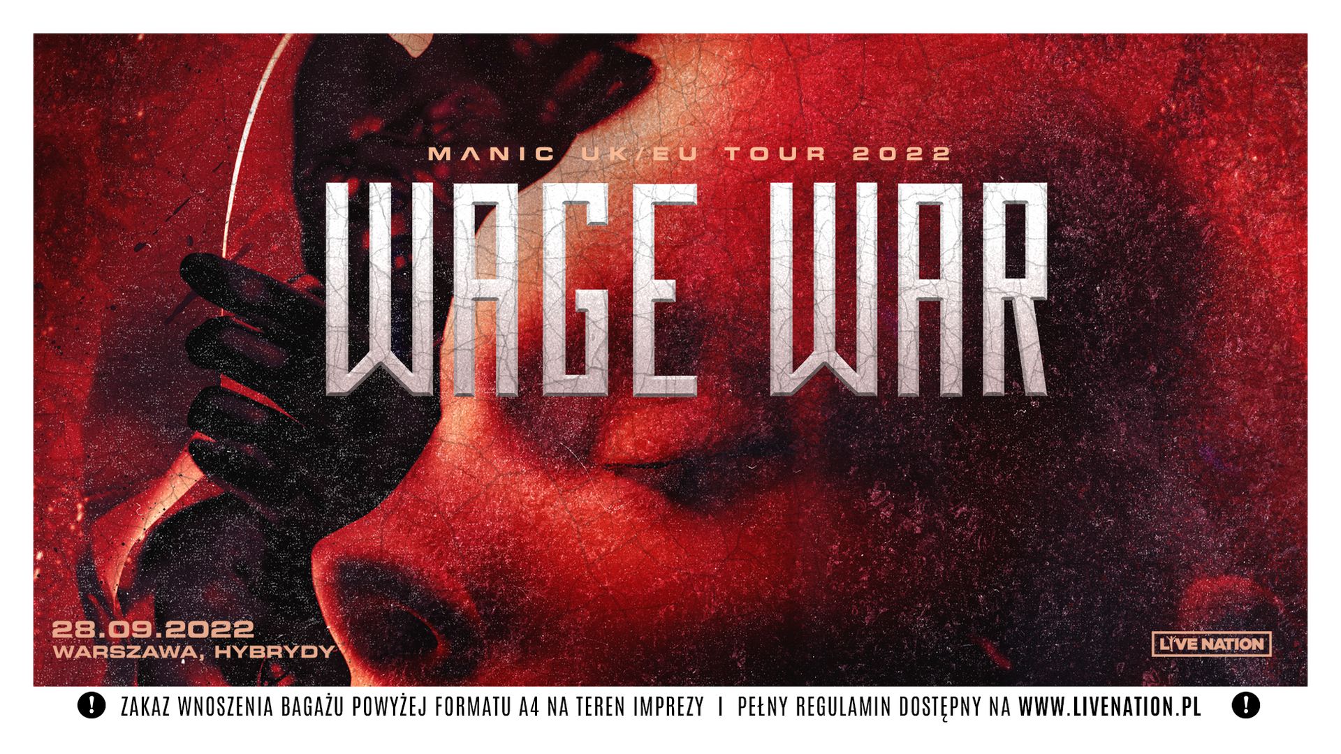 Bilety kolekcjonerskie - Wage War