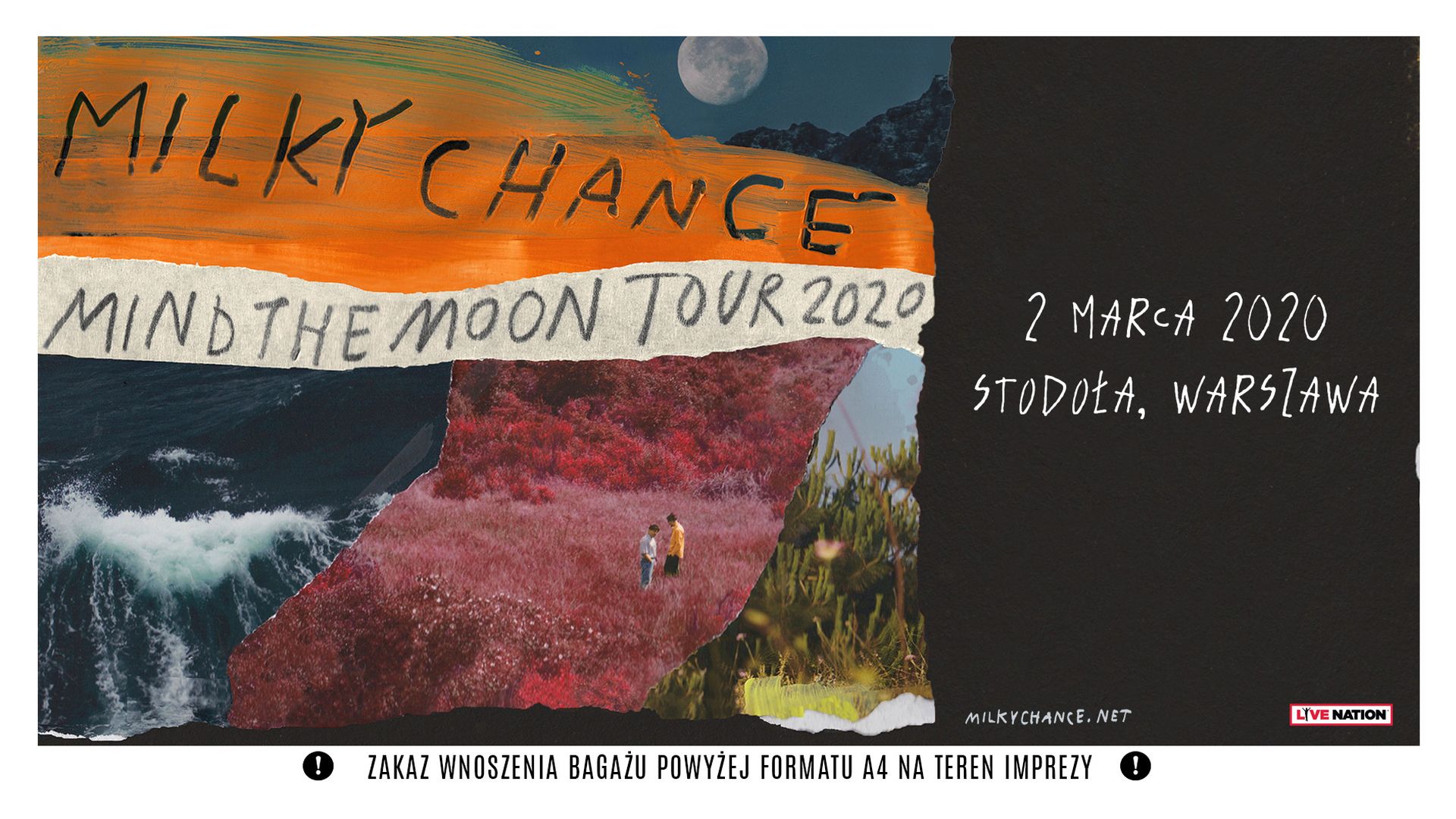 Bilety kolekcjonerskie - Milky Chance