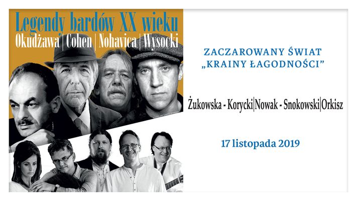 Bilety kolekcjonerskie - Legendy bardów XX wieku - koncert przeniesiony